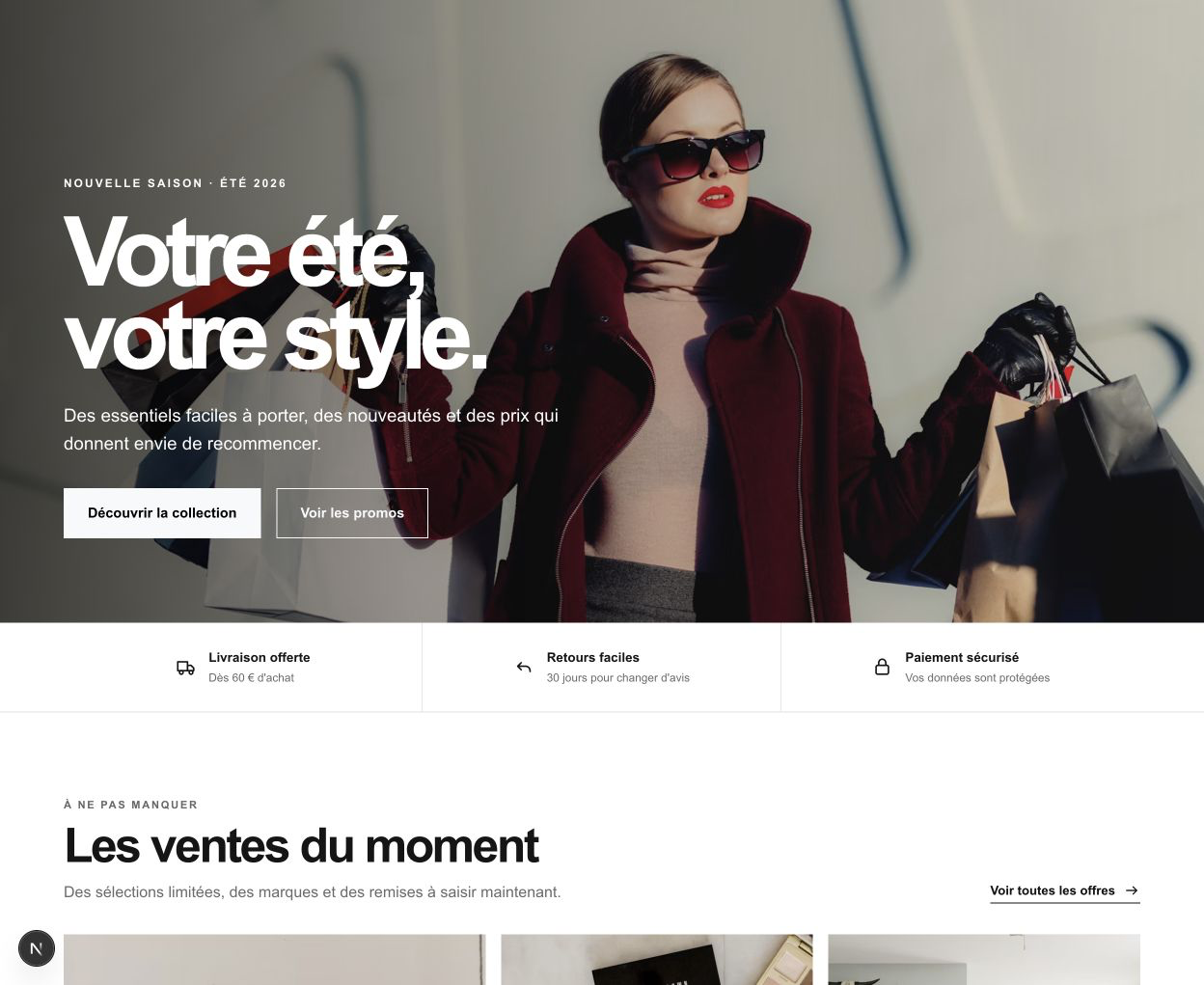 Aperçu NovaShop